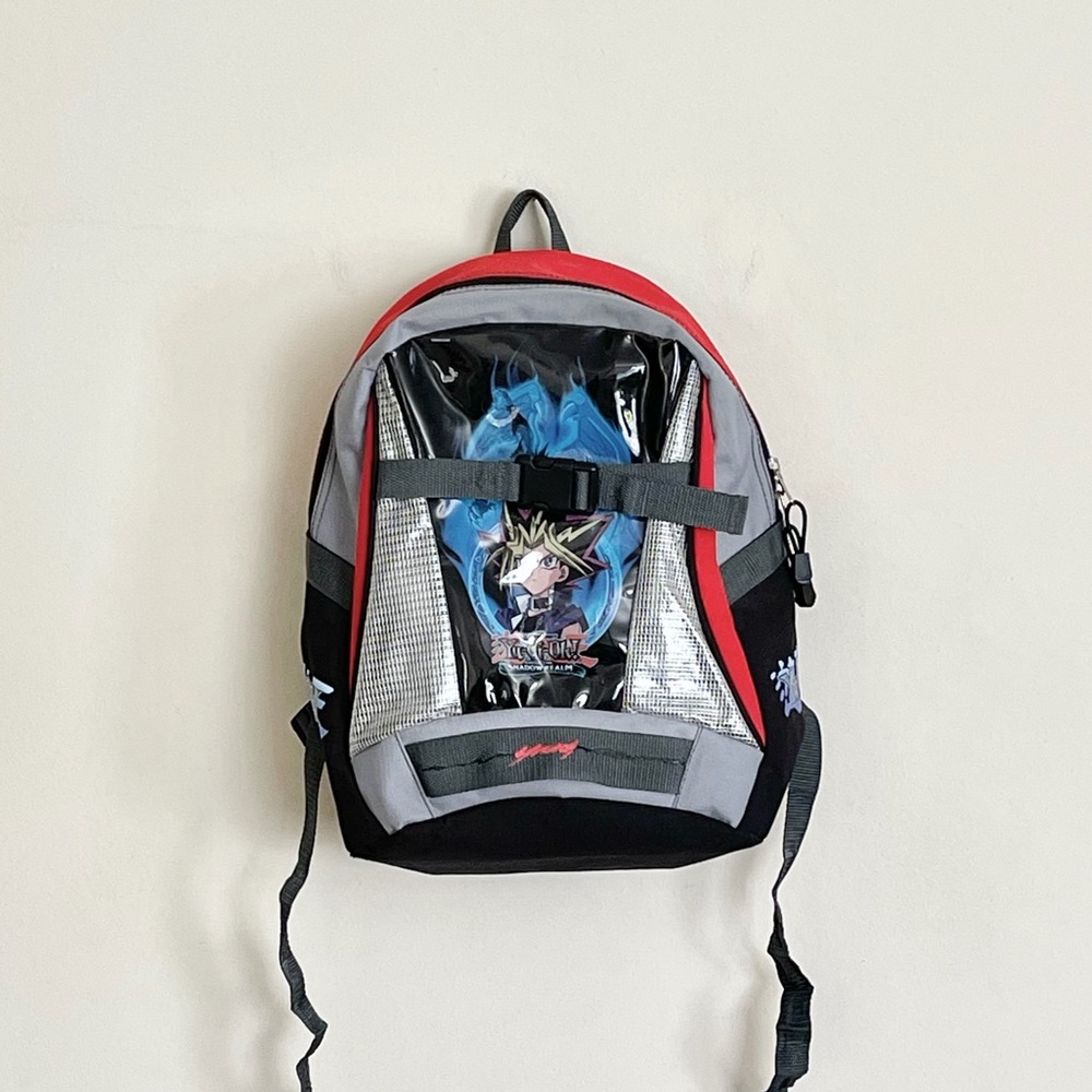 Vintage 2002 Yu-Gi-Oh! Enter The Shadow Realm Kids Anime Backpack